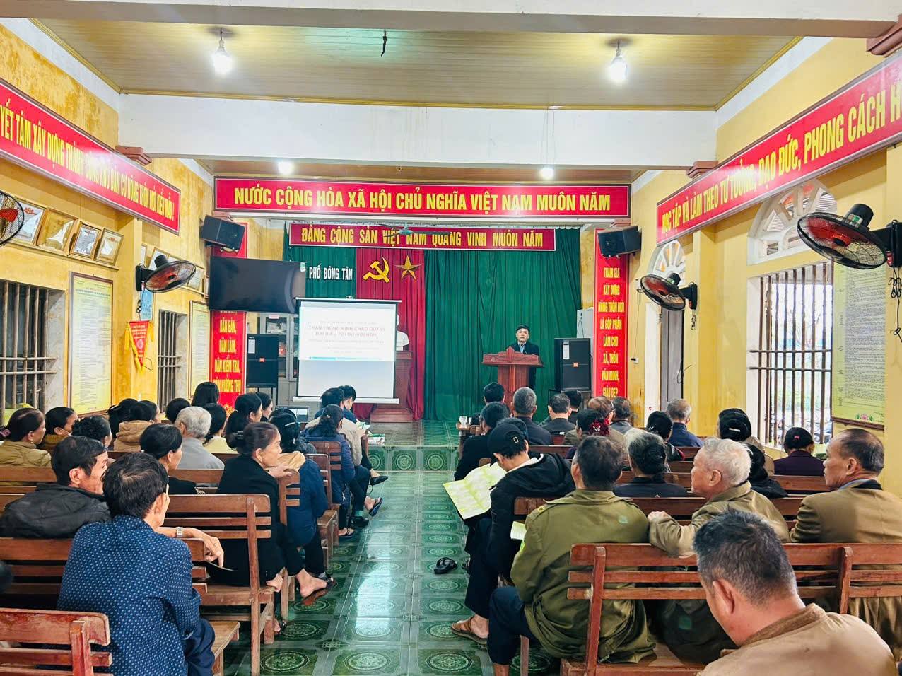 HỘI NÔNG DÂN PHƯỜNG HÀ HUY TẬP TỔ CHỨC TẬP HUẤN HƯỚNG DẪN SỬ DỤNG PHÂN BÓN CHO CÁN BỘ, HỘI VIÊN