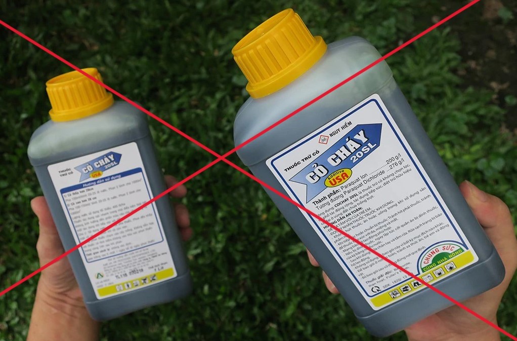 Nghiêm cấm sử dụng thuốc cỏ cháy