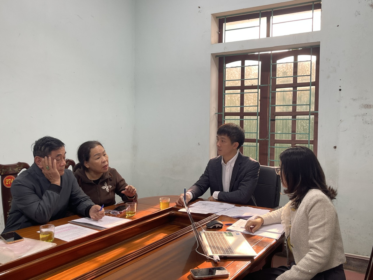 CHỦ TỊCH UBND PHƯỜNG TÔ THÁI HÒA TIẾP CÔNG DÂN ĐỊNH KỲ THÁNG 12 NĂM 2025