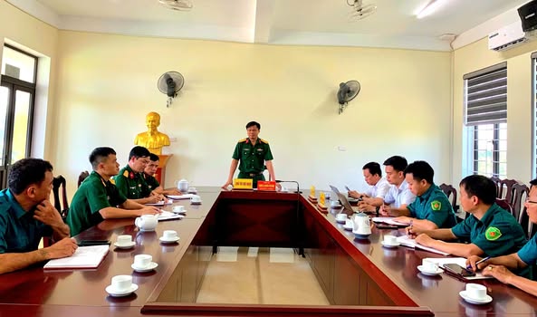 BAN CHỈ HUY PHÒNG THỦ KHU VỰC 1 – NAM HỒNG LĨNH KIỂM TRA KẾT QUẢ THÁNG ĐẦU THỰC HIỆN CHỈ ĐẠO CỦA BỘ TRƯỞNG BỘ QUỐC PHÒNG VỀ TỔ CHỨC, SẮP XẾP CƠ QUAN QUÂN SỰ ĐỊA PHƯƠNG TẠI BAN CHỈ HUY QUÂN SỰ PHƯỜNG HÀ HUY TẬP