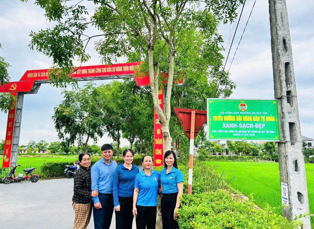 SÔI NỔI PHONG TRÀO HỘI NÔNG DÂN PHƯỜNG HÀ HUY TẬP 7 THÁNG ĐẦU NĂM 2025