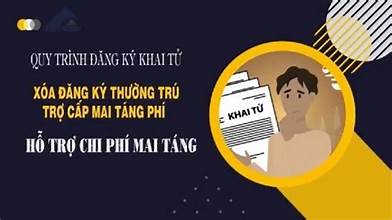 Hướng dẫn đăng ký khai tử, xóa đăng ký thường trú, hưởng chế độ tử tuất/hỗ trợ chi phí mai táng