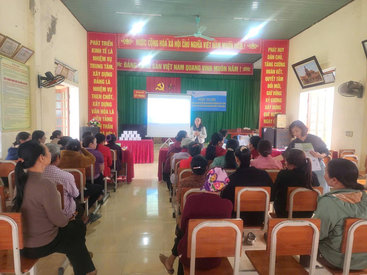 HỘI LHPN PHƯỜNG HÀ HUY TẬP TUYÊN TRUYỀN NGHỊ QUYẾT ĐẠI HỘI PHỤ NỮ CÁC CẤP NHIỆM KỲ 2025-2030 GẮN VỚI PHỔ BIẾN CHÍNH SÁCH VỀ BHYT, BHXH