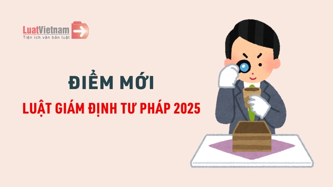 8 điểm mới Luật Giám định tư pháp 2025