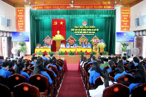 ĐẠI HỘI ĐẠI BIỂU ĐOÀN THANH NIÊN CỘNG SẢN HỒ CHÍ MINH PHƯỜNG HÀ HUY TẬP LẦN THỨ NHẤT, NHIỆM KỲ 2025-2030: PHÁT HUY TRUYỀN THỐNG, THẮP SÁNG KHÁT VỌNG TRÊN HÀNH TRÌNH MỚI