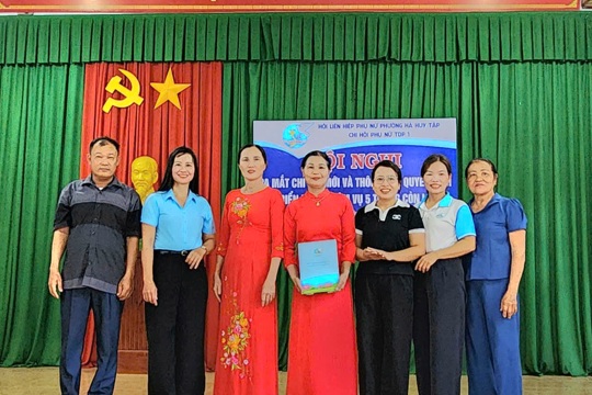 Chi hội Phụ nữ Tổ dân phố 1, phường Hà Huy Tập ra mắt Chi hội mới và triển khai nhiệm vụ trọng tâm 5 tháng cuối năm 2026 