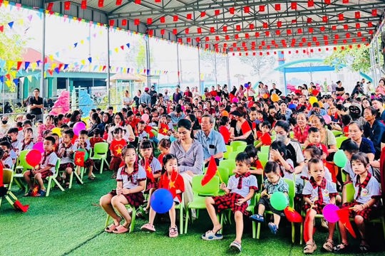 Trường Mầm Non Hà Huy Tập sôi nổi tổ chức Lễ khai giảng chào mừng năm học mới 2026 - 2027