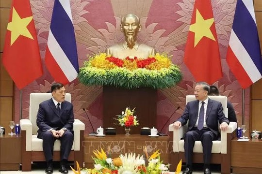 Tổng Bí thư, Chủ tịch nước Tô Lâm hội đàm với Nhà vua Thái Lan