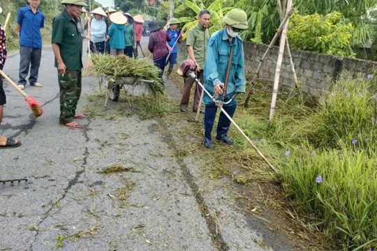 Hội Cựu chiến binh phườn Hà Huy Tập ra quân tạo khí thế mới sau khi hoàn thành ra mắt 13 chi hội mới
