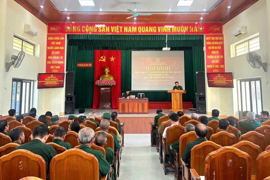 Hội Cựu chiến binh phường Hà Huy Tập: Phát huy vai trò gương mẫu từ cơ sở, xây dựng tổ chức hội vững mạnh  