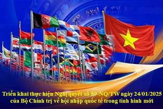 Phường Hà Huy Tập triển khai chương trình hành động thực hiện Nghị quyết 59-NQ/TW ngày 24/01/2025 của Bộ Chính trị về hội nhập quốc tế trong tình hình mới 