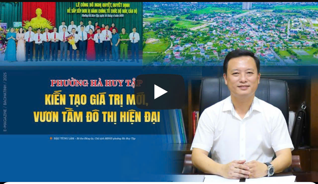 Những dấu ấn nổi bật của phường Hà Huy Tập sau 01 năm vận hành chính quyền địa phường 02 cấp