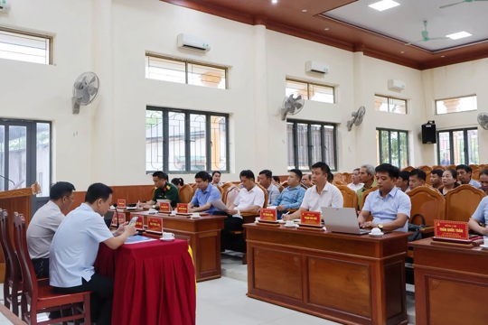 Thường trực Đảng uỷ Phường Hà Huy Tập đã tổ chức giao ban với Bí thư và Tổ trưởng các TDP trên địa bàn 