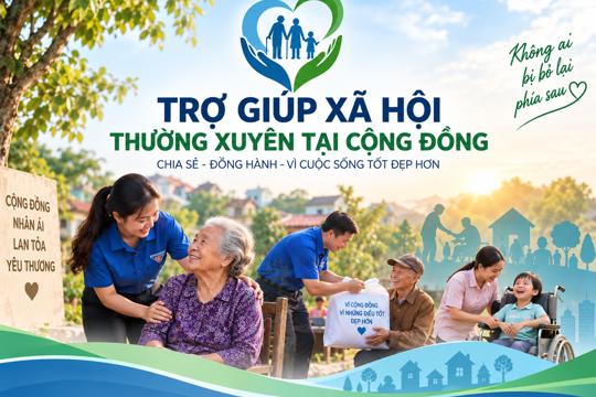 Những đối tượng được hưởng trợ giúp xã hội thường xuyên tại cộng đồng từ 05/10/2026