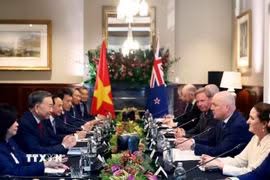 Tuyên bố chung giữa Việt Nam và New Zealand nhân chuyến thăm cấp Nhà nước của Tổng Bí thư, Chủ tịch nước Tô Lâm tới New Zealand