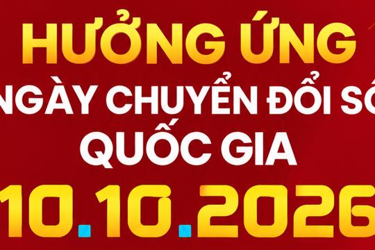 Phường Hà Huy Hập hưởng ứng ngày Chuyển đổi số quốc gia 10/10/2026