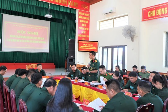 Phường Hà Huy Tập khai mạc diễn tập chiến đấu phòng thủ năm 2026 