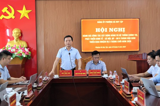 Đảng bộ phường Hà Huy Tập quyết tâm nỗ lực hoàn thành tốt các mục tiêu, nhiệm vụ năm 2026 