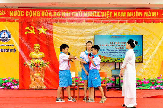 Trường Tiểu học Hà Huy Tập phát động "Tuần lễ hưởng ứng học tập suốt đời" năm 2026