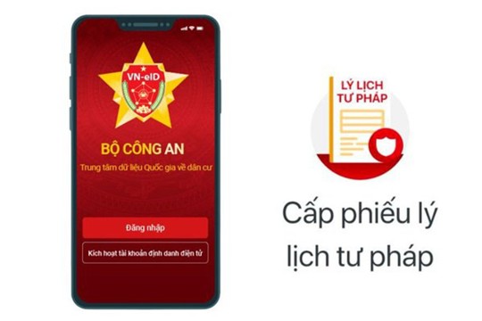 Từ ngày 01/7/2026, thông tin lý lịch tư pháp hiển thị trên VNeid có giá trị như phiếu lý lịch tư pháp 