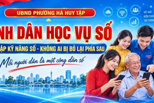 BÌNH DÂN HỌC VỤ SỐ – ĐỂ MỖI NGƯỜI DÂN TRỞ THÀNH MỘT CÔNG DÂN SỐ