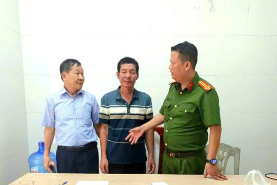 Công an phường Hà Huy Tập kịp thời hỗ trợ người đàn ông đi lạc trở về với gia đình