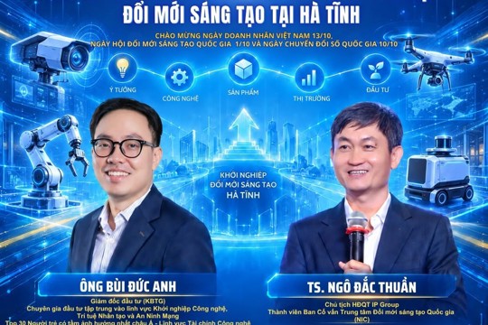 Hà Tĩnh chuẩn bị tổ chức diễn đàn kết nối chuyên gia, nhà đầu tư với khởi nghiệp ĐMST