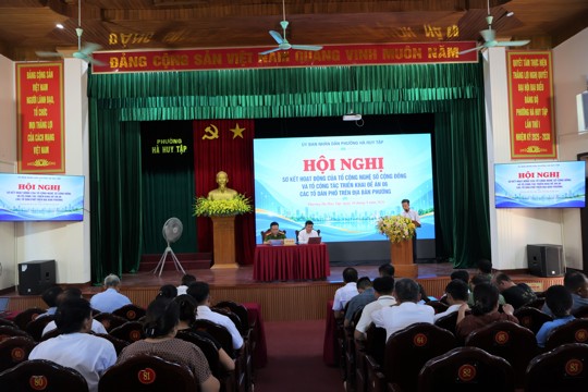 Phường Hà Huy Tập sơ kết hoạt động Tổ công nghệ số cộng đồng và Đề án 06