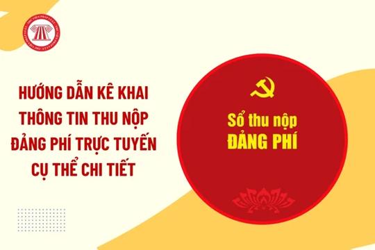 Hướng dẫn thực hiện thu, nộp đảng phí qua phần mềm iCPV-TTHC hoặc cổng dịch vụ công của Đảng 