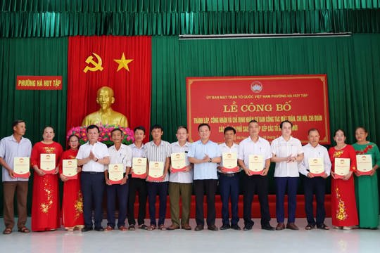 Ban Công tác Mặt trận ở thôn, tổ dân phố: lực lượng nòng cốt trong công tác tập hợp, đoàn kết và phát huy quyền làm chủ của Nhân dân 