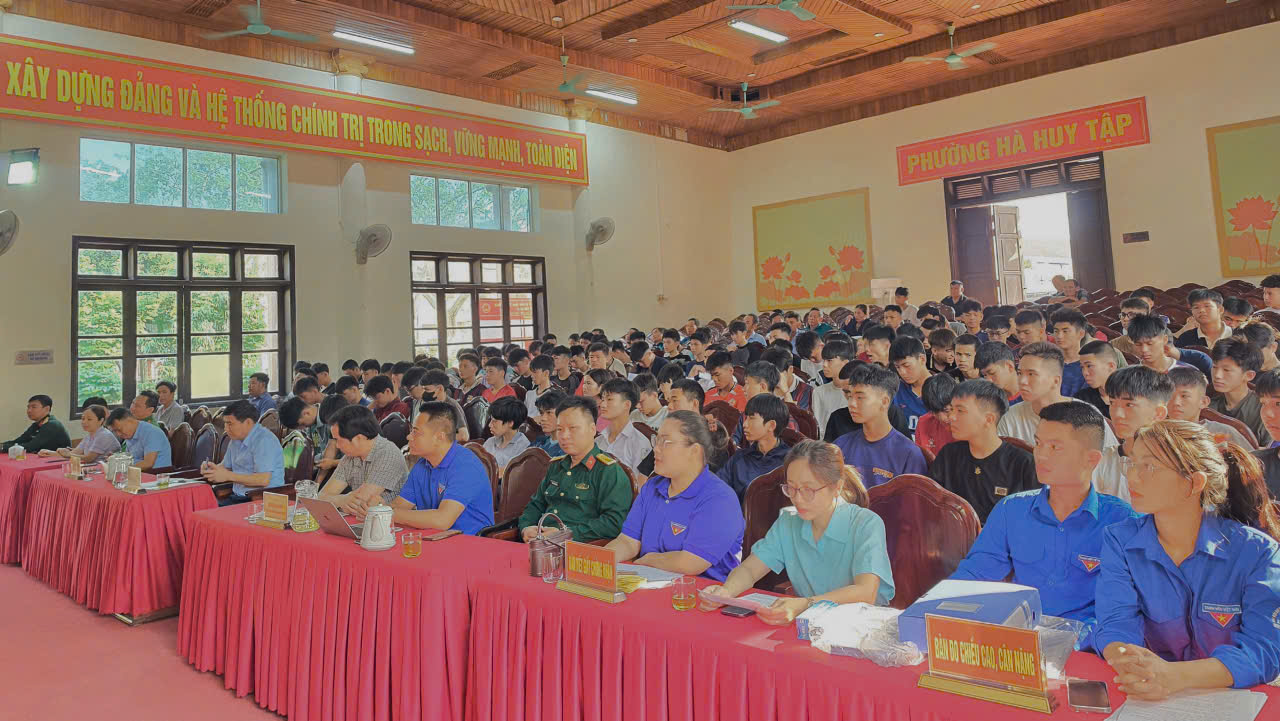 Phường Hà Huy Tập khai mạc đăng ký nghĩa vụ quân sự và phúc tra quân nhân dự bị năm 2026 