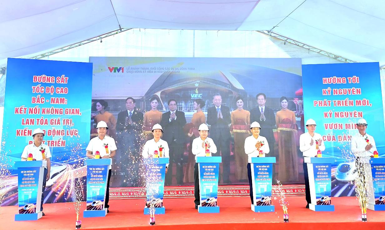 KHỞI CÔNG XÂY DỰNG KHU TÁI ĐỊNH CƯ LIÊN VINH: BƯỚC ĐI QUYẾT LIỆT GÓP PHẦN HIỆN THỰC HÓA DỰ ÁN ĐƯỜNG SẮT TỐC ĐỘ CAO TRÊN TRỤC BẮC NAM TẠI HÀ TĨNH 